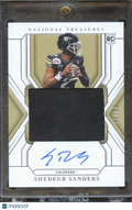 Shedeur Sanders 2025 National Treasures Auto Autograph Patch RC 46/99 Colorado
