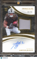 Ashton Jeanty 2025 Immaculate Auto Autograph Patch RC 18/99 Las Vegas Raiders