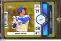 Shohei Ohtani 2026 Topps Chrome Big Ticket GOLD Refractor 1/50 LA Dodgers