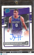 Tyrese Haliburton 2020-21 Optic Rated Rookie Auto Autograph RC Sacramento Kings