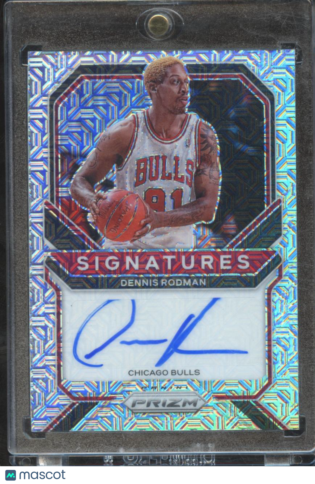 Dennis Rodman 2020-21 Prizm Auto Autograph Mojo 15/25 Chicago Bulls