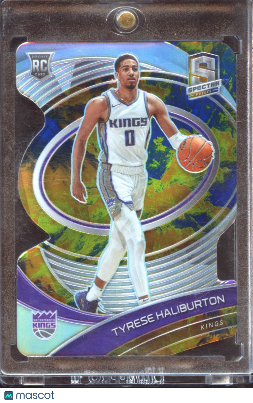 Tyrese Haliburton 2020-21 Spectra Universal Prizm RC SSP 4/8 Sacramento Kings