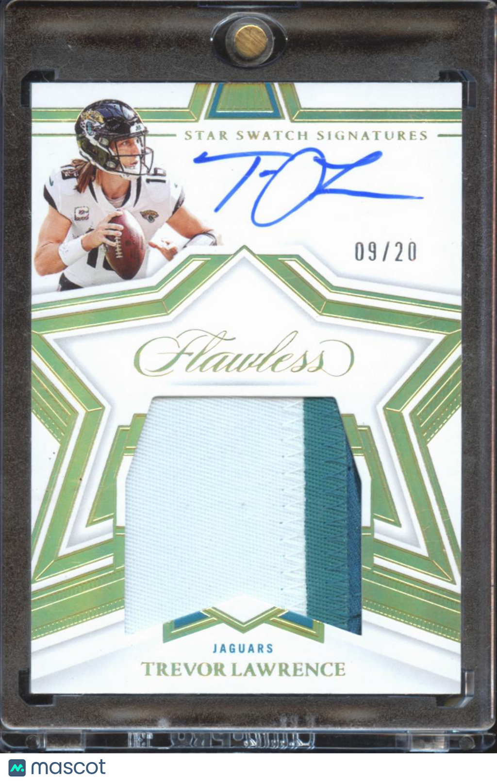 Trevor Lawrence 2022 Flawless Auto Autograph Patch 9/20 Jacksonville Jaguars