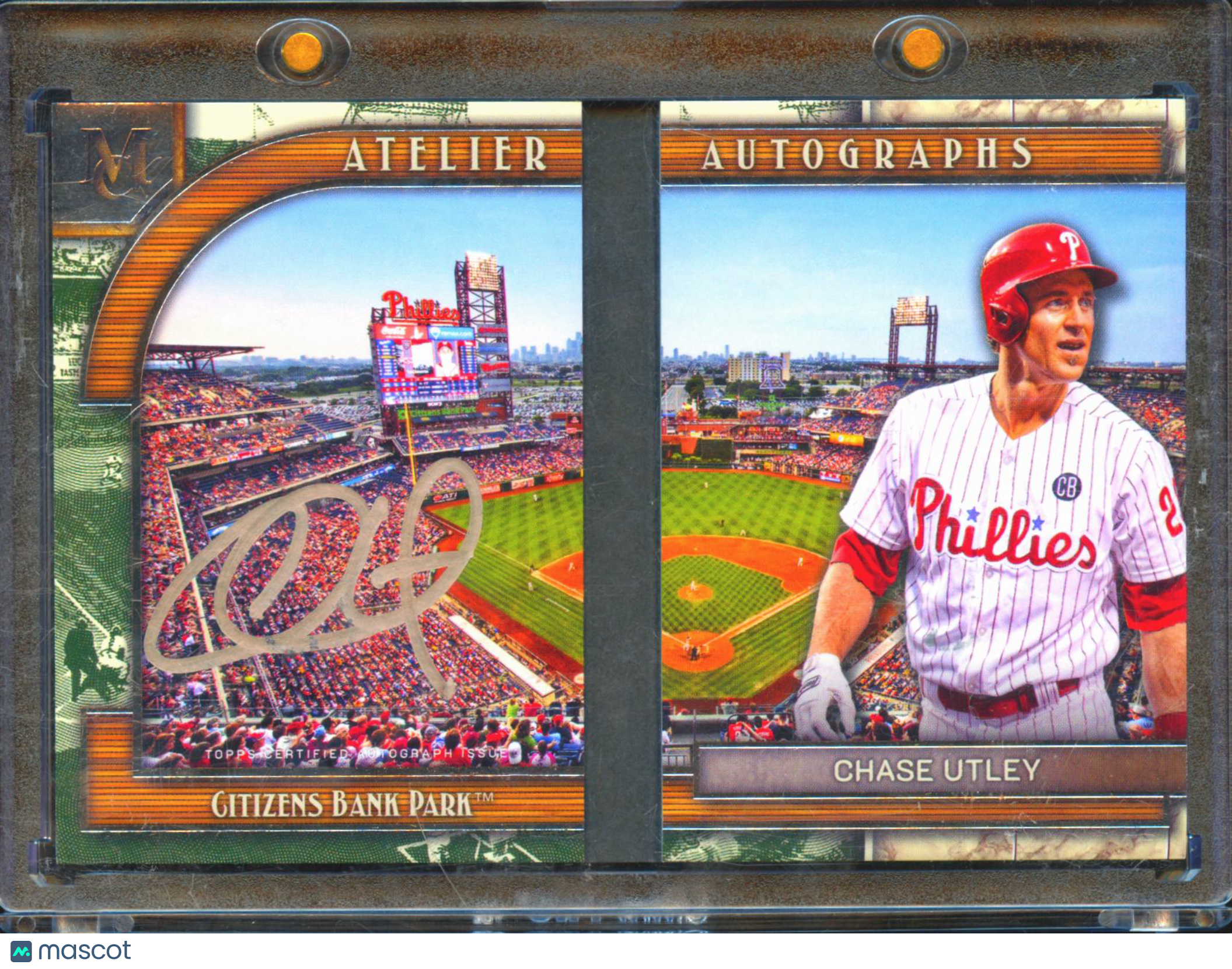 Chase Utley 2025 Topps Museum Collection Atelier Auto Autograph 29/50 Phillies