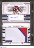 TreVeyon Henderson 2025 National Treasures Autograph Patch Booklet /99 Patriots