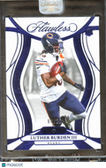 Luther Burden III 2025 Flawless Sapphire Gem Rookie RC 4/20 Chicago Bears