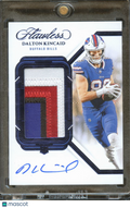 Dalton Kincaid 2023 Flawless Auto Autograph Patch BLUE 6/10 Buffalo Bills
