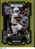 Adonai Mitchell 2024 Panini Prizm Draft Picks RC Gold /10 Texas Longhorns