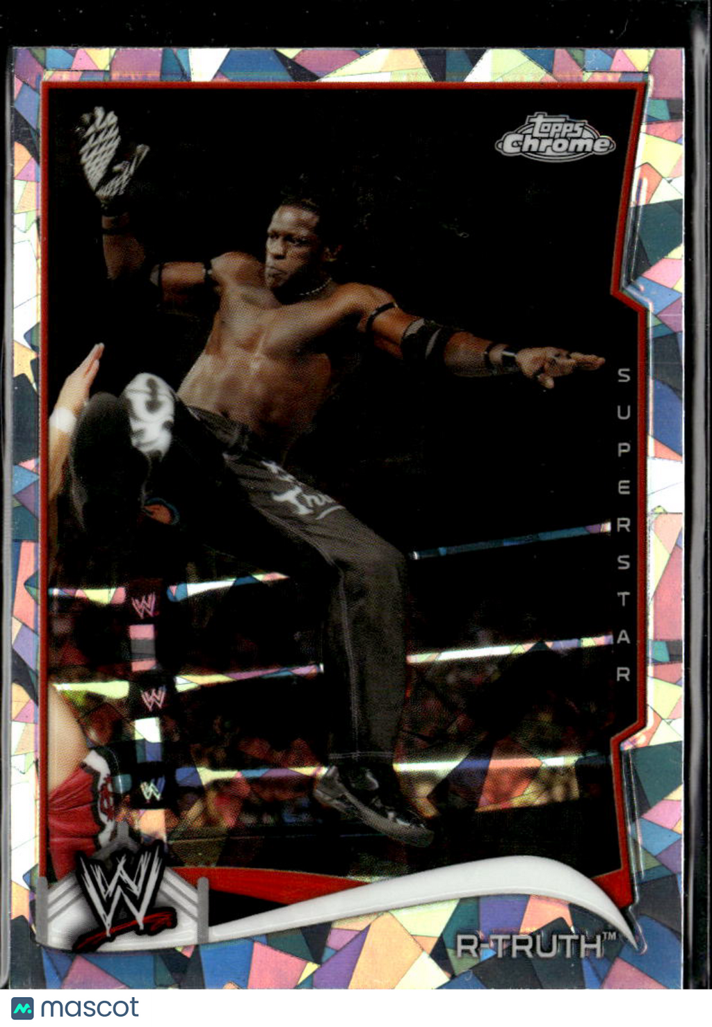 R-Truth 2014 Topps Chrome Atomic Refractor #37 WWE