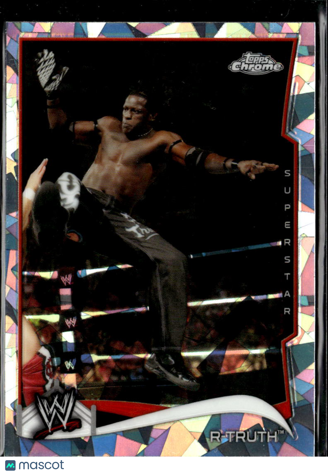 R-Truth 2014 Topps Chrome Atomic Refractor #37 WWE