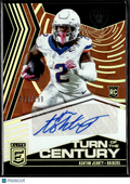 Ashton Jeanty 2025 Elite Turn of the Century Auto Autograph RC 75/199 Raiders