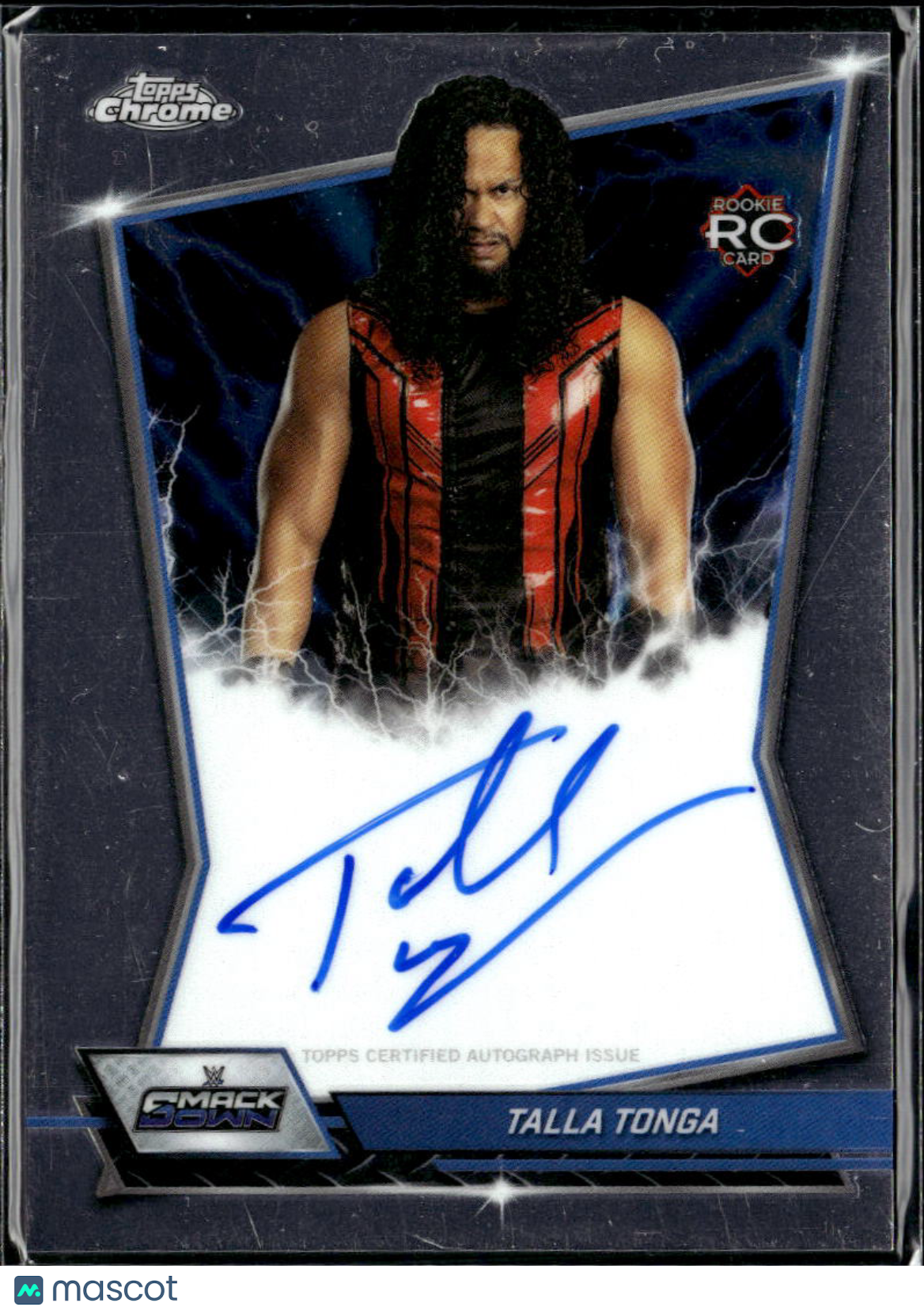 Talla Tonga 2026 Topps Chrome WWE Auto Autograph RC SmackDown