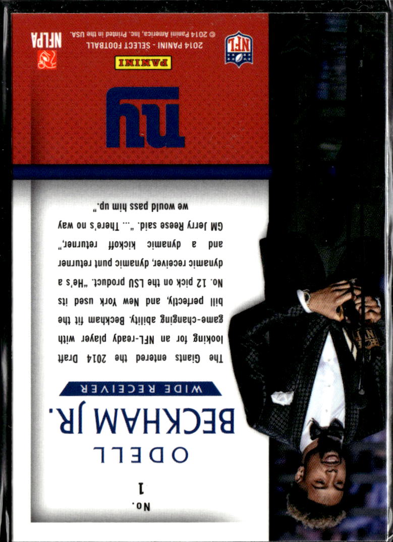 Odell Beckham Jr. 2014 Panini Select RC New York Giants