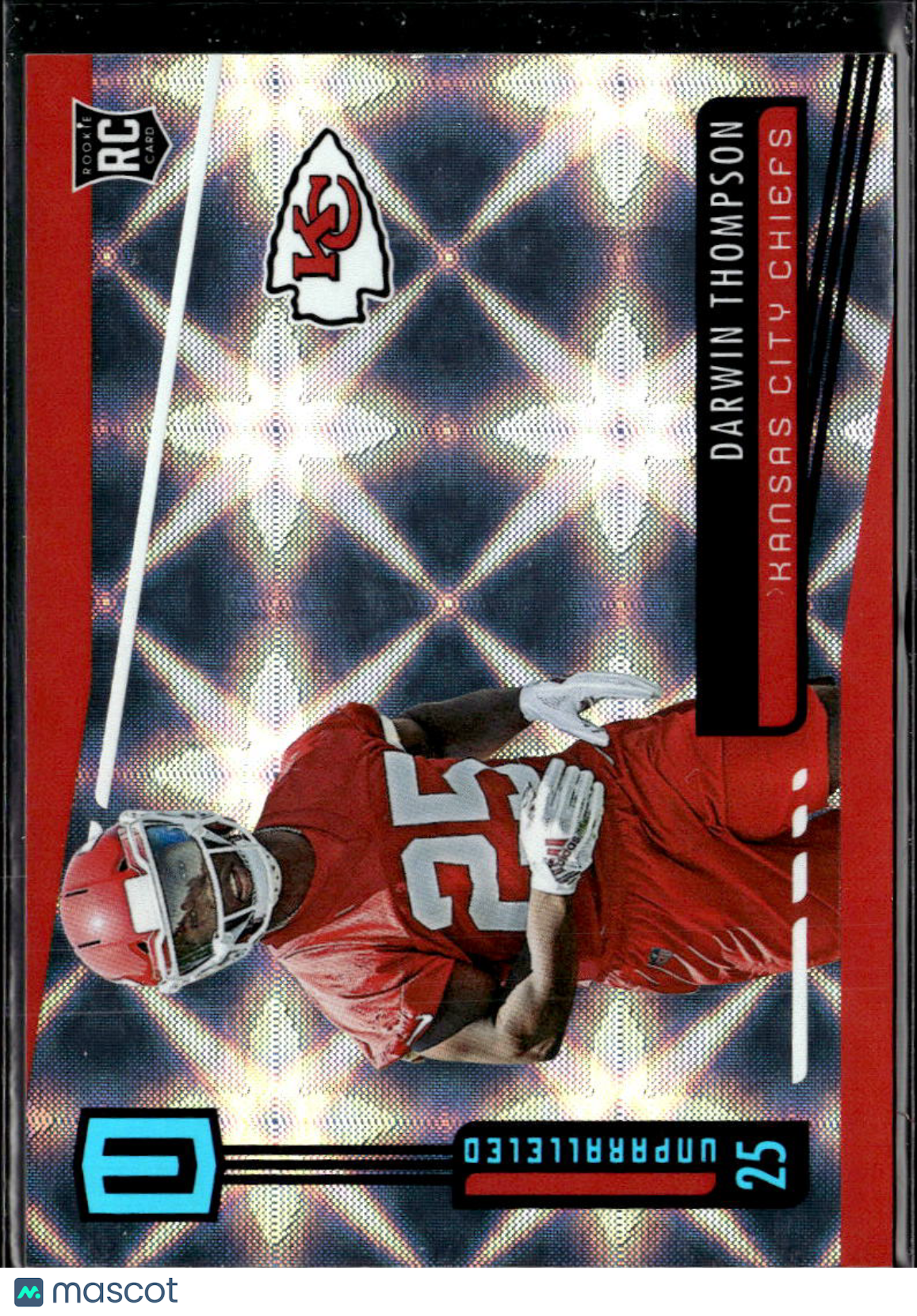 Darwin Thompson 2019 Unparalleled RC Galactic CASE HIT Kansas City Chiefs