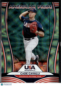 Cade Cavalli 2020 Donruss American Pride Rookie RC Sooners 23/25 USA Baseball