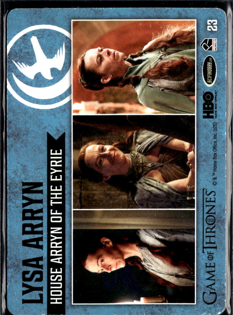 Lysa Arryn Rittenhouse Game of Thrones Yellow Printing Plate 1/1 #23