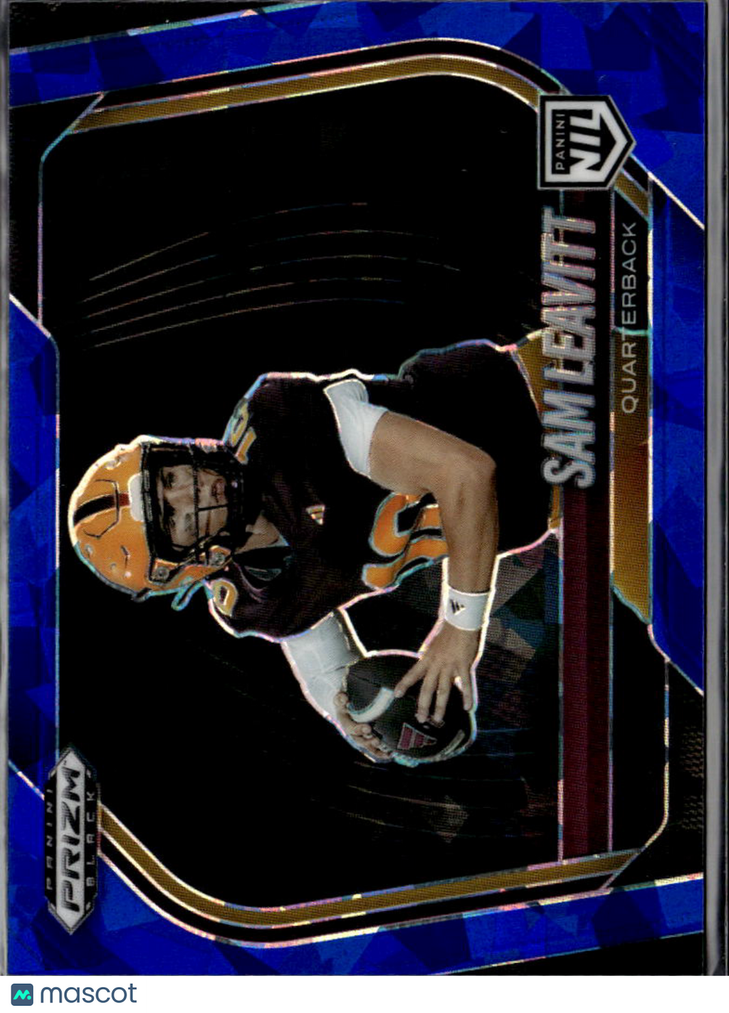 Sam Leavitt 2025 Prizm Black Blue Ice Prizm Rookie RC 13/125 Arizona State
