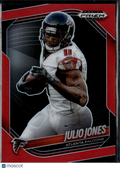 Julio Jones 2025 Prizm Black Red Prizm 72/299 Atlanta Falcons