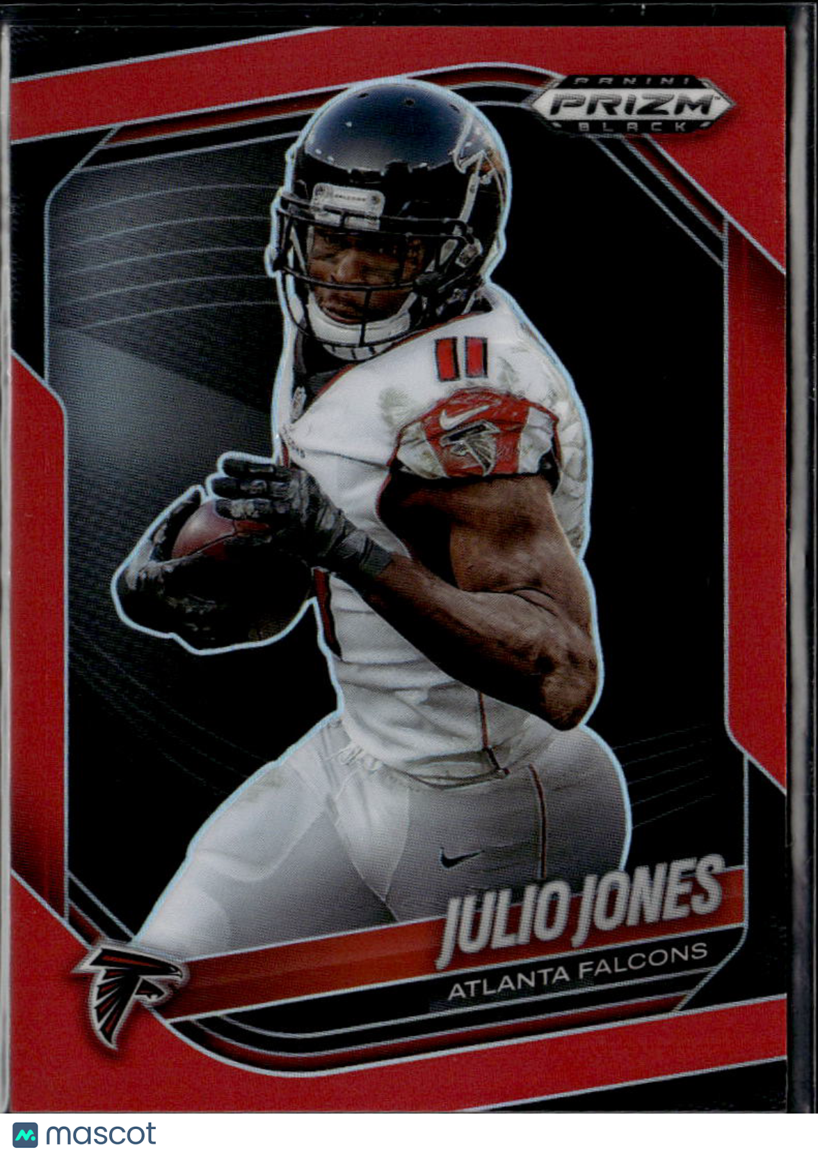Julio Jones 2025 Prizm Black Red Prizm 72/299 Atlanta Falcons
