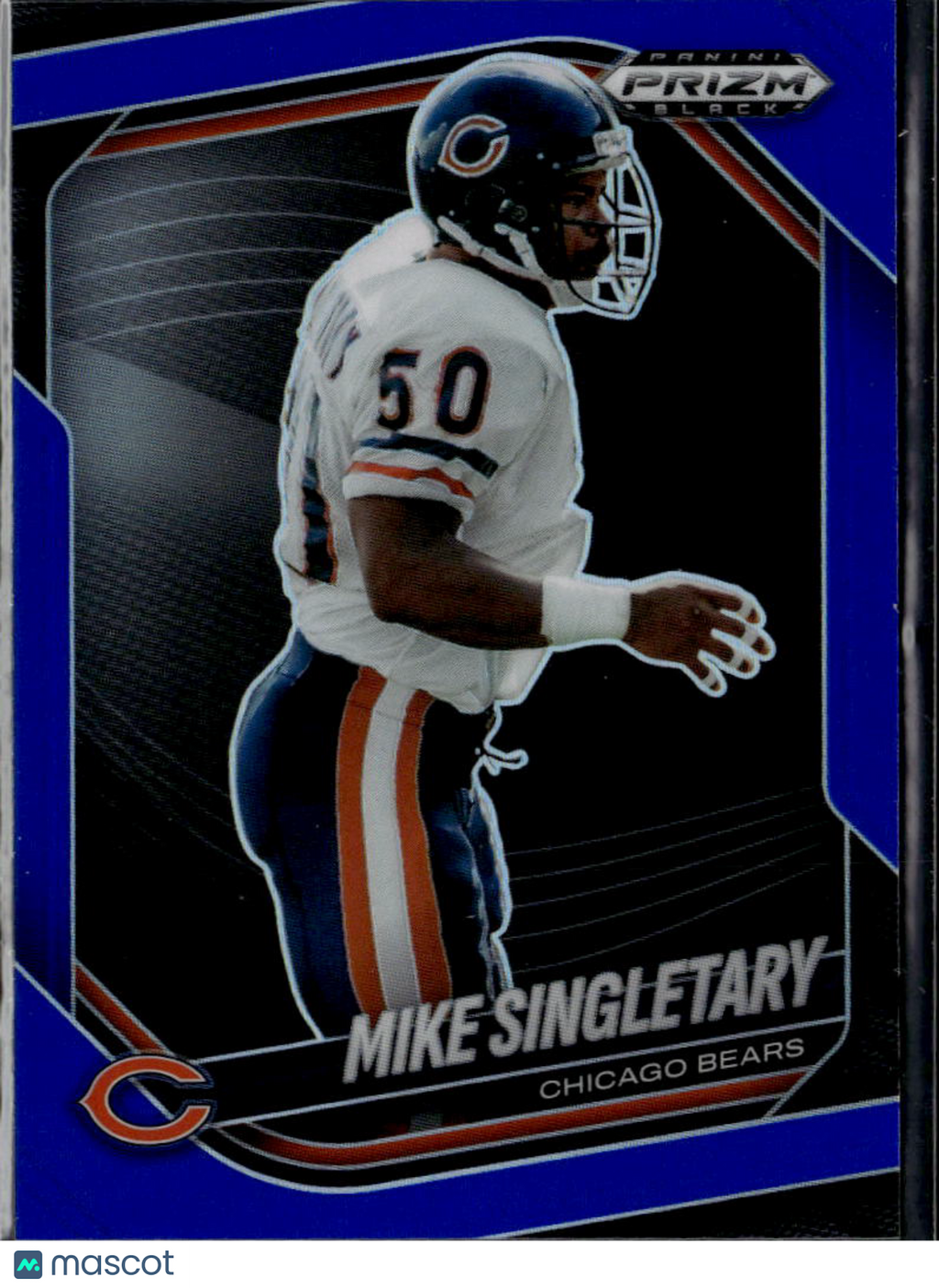 Mike Singletary 2025 Prizm Black Blue Prizm 38/199 Chicago Bears