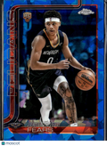 Jeremiah Fears 2025-26 Topps Chrome Blue Sapphire Rookie RC New Orleans Pelicans