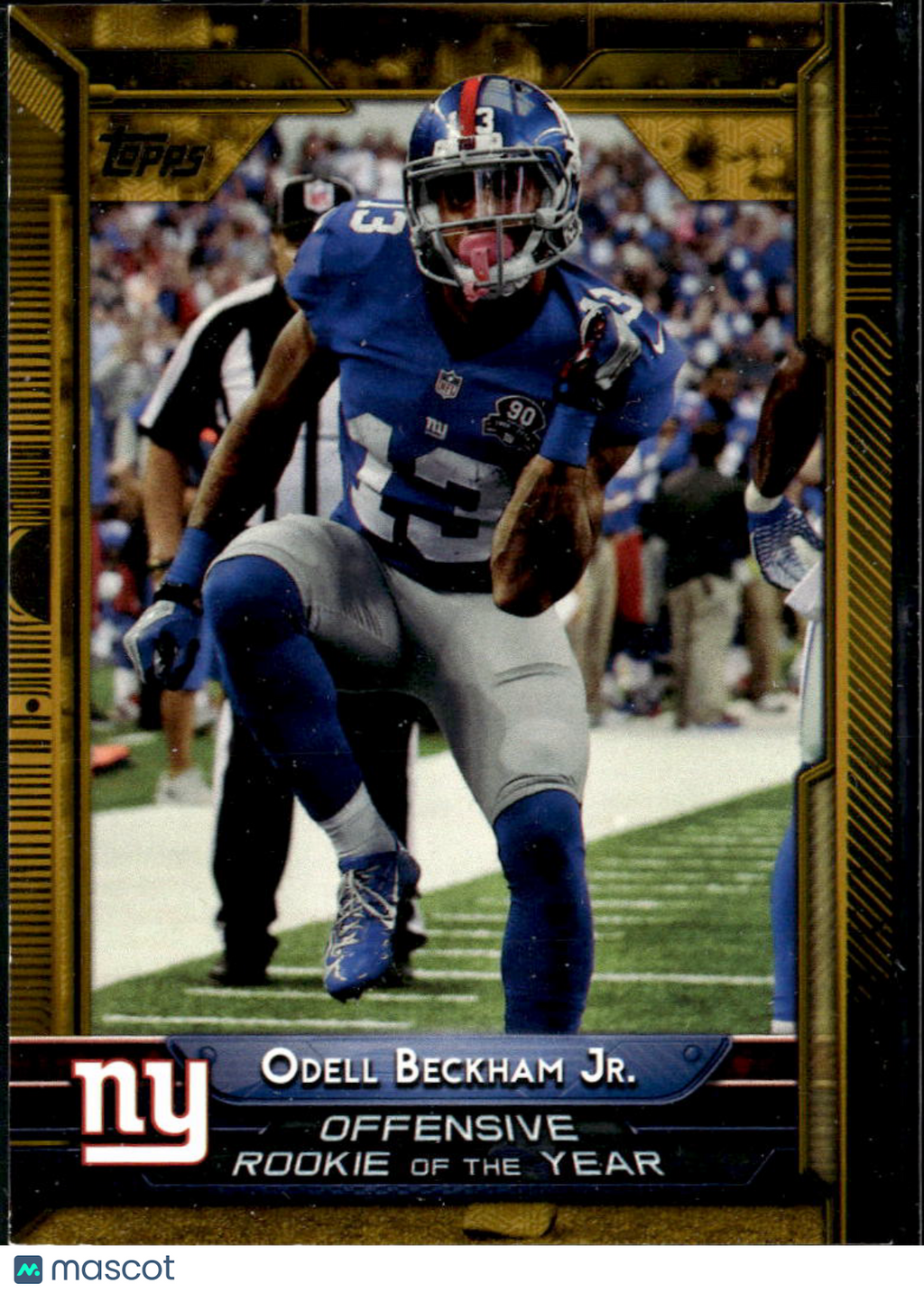 Odell Beckham Jr. 2015 Topps GOLD Whip 1057/2015 #304 New York Giants