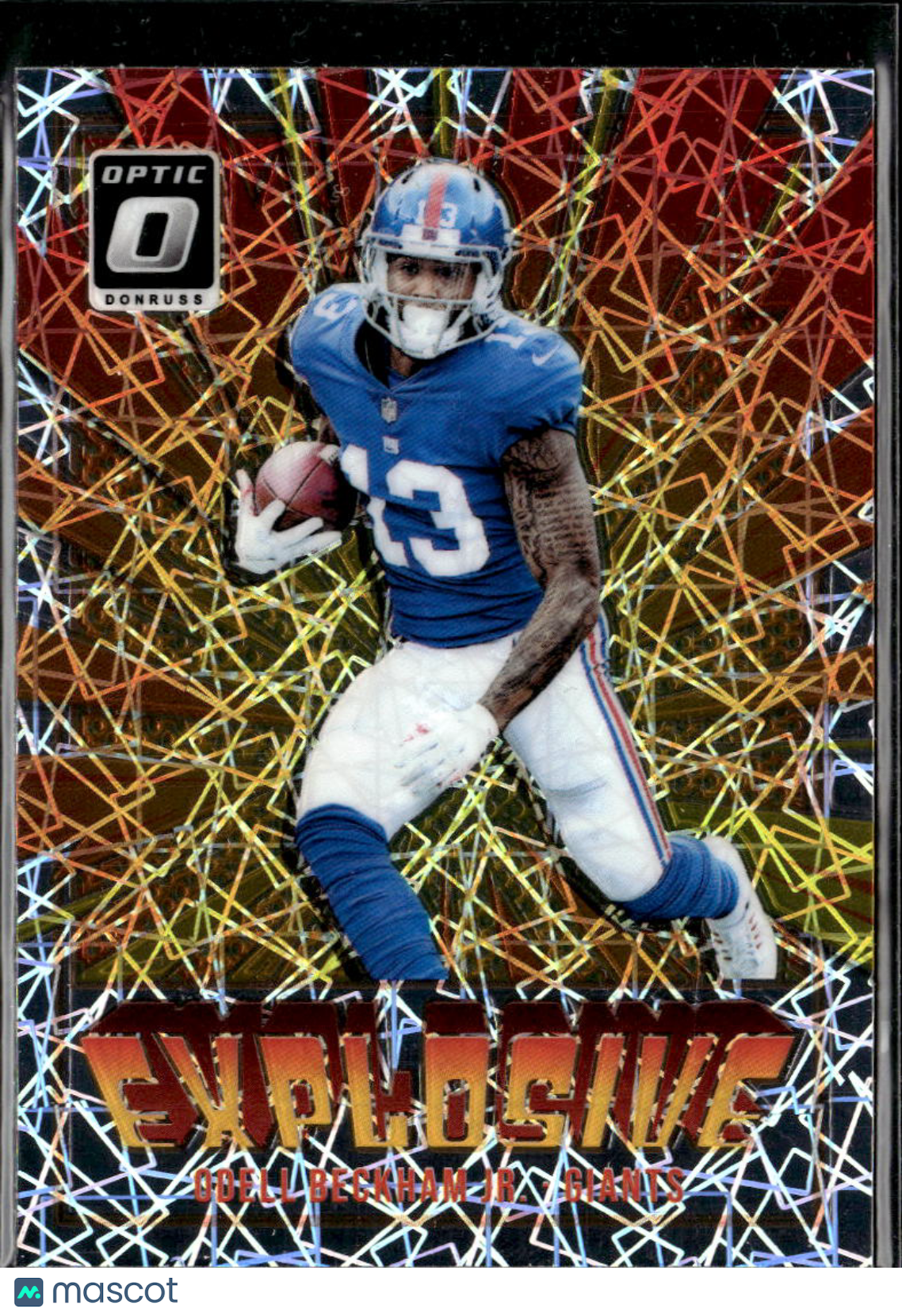 Odell Beckham Jr. 2018 Optic Explosive SSP CASE HIT New York Giants