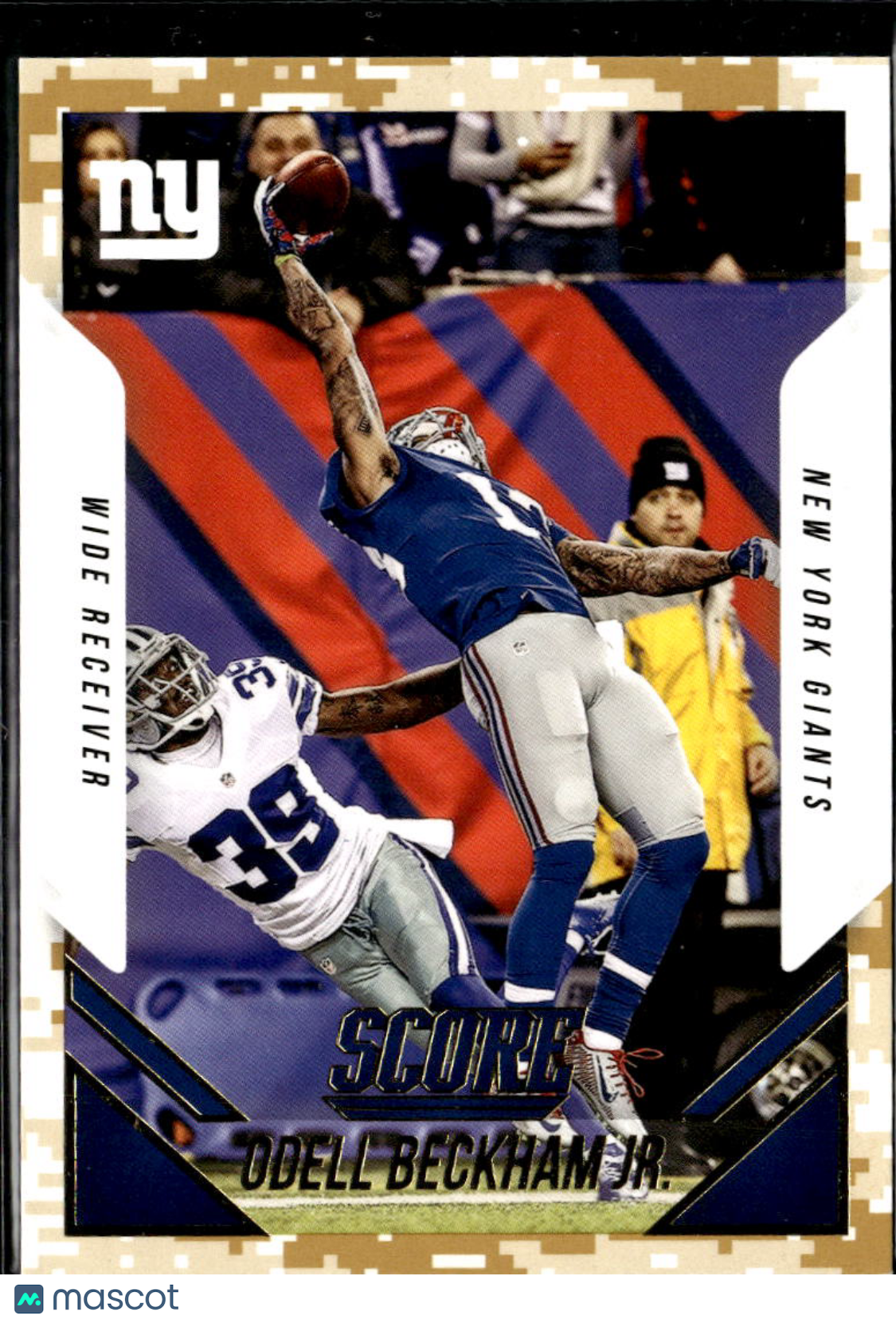 Odell Beckham Jr. 2015 Score Desert Camo The Catch Variation New York Giants