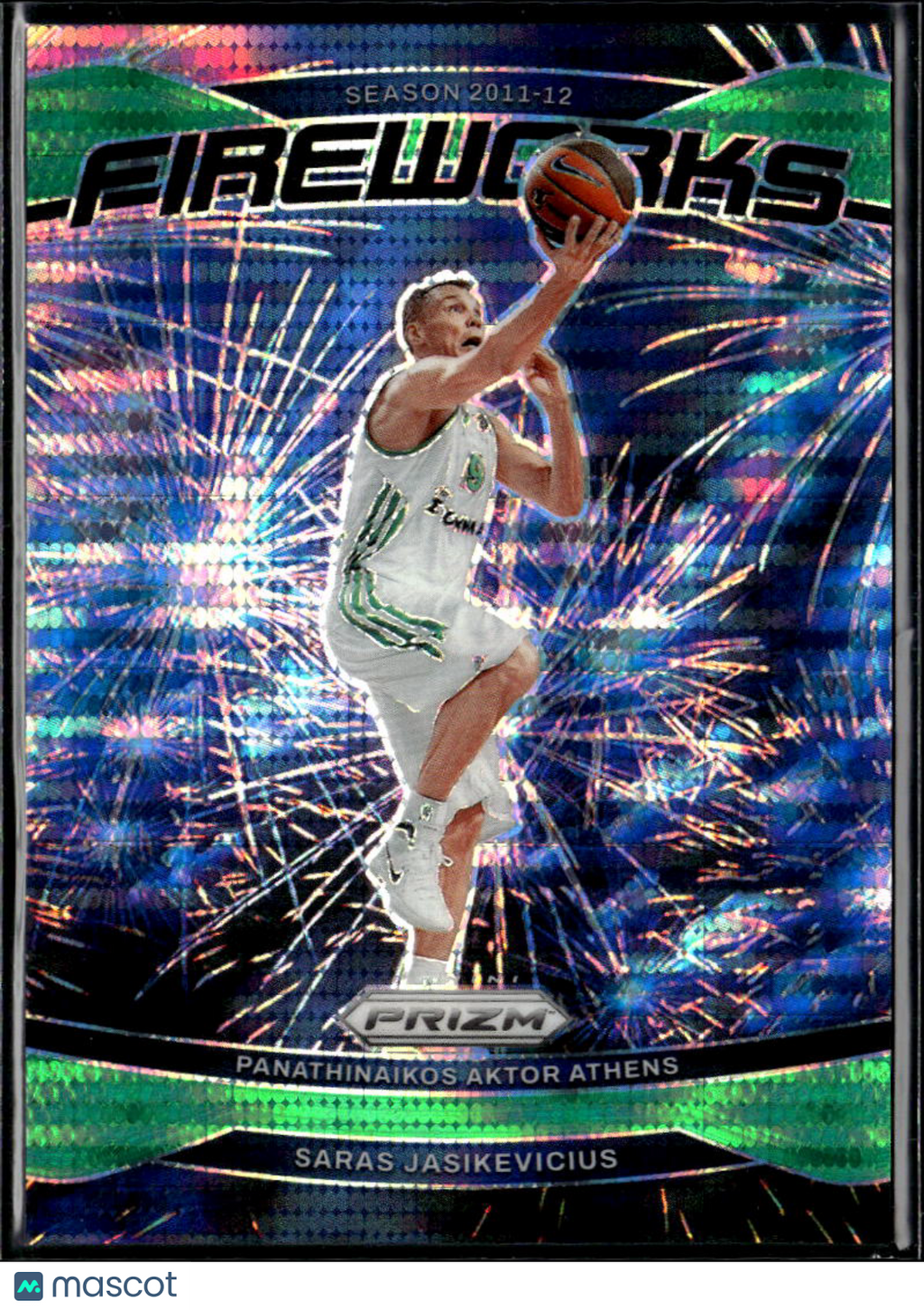 Saras Jasikevicius 2025 Prizm Fireworks Green Pulsar 10/25 Aktor Athens