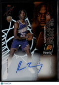 Rasheer Fleming 2026 Topps Signature Class Crystal Clear SSP Auto Autograph Suns