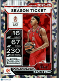Zach LeDay 2025 Contenders Cracked Ice 20/25 Emporio Armani Milan