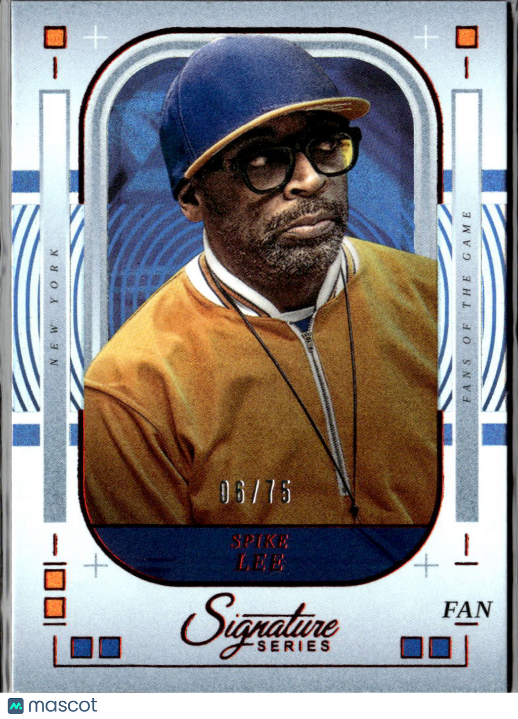 Spike Lee 2025 Panini Signature Series Basketball RED 6/75 New York Knicks