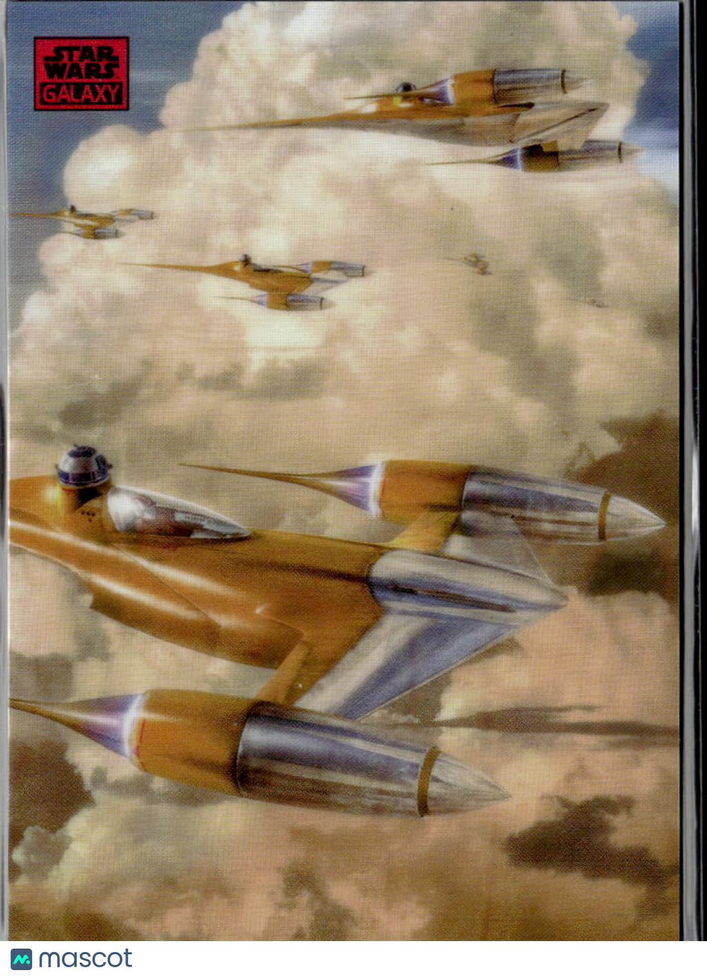 N-1 Starfighters Topps Star Wars Galaxy Chrome Pink Refractor 101/250