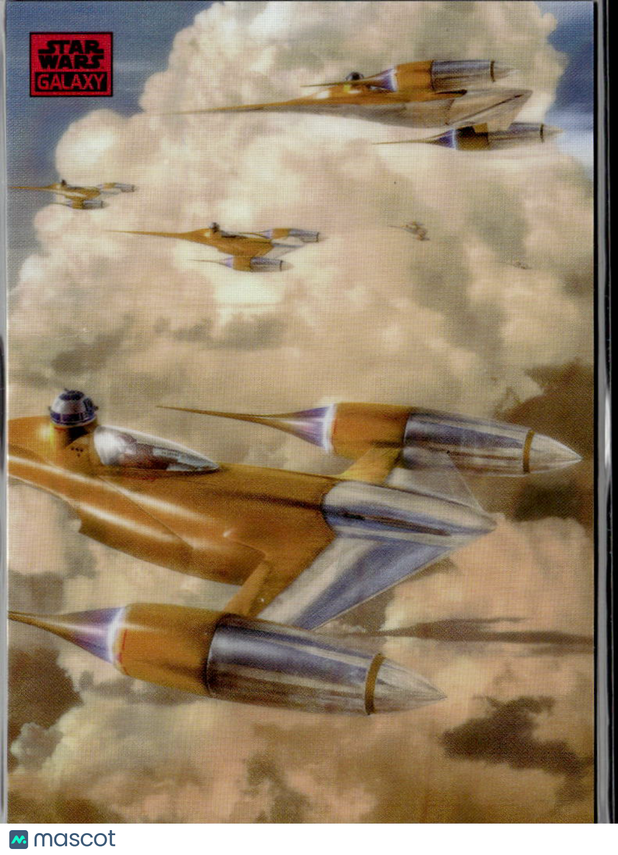 N-1 Starfighters Topps Star Wars Galaxy Chrome Pink Refractor 101/250