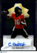 CJ Bailey 2025 Leaf Trinity Auto Autograph RC 18/35 NC State Wolfpack