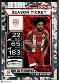 Tyler Dorsey 2025 Contenders Cracked Ice 18/25 Olympiacos