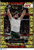 Kelvin Gastelum 2022 Select UFC GOLD Disco Prizm MMA 9/10