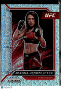 Joanna Jedrzejczyk 2022 Prizm UFC Bonus Machines Mojo Prizm 21/25