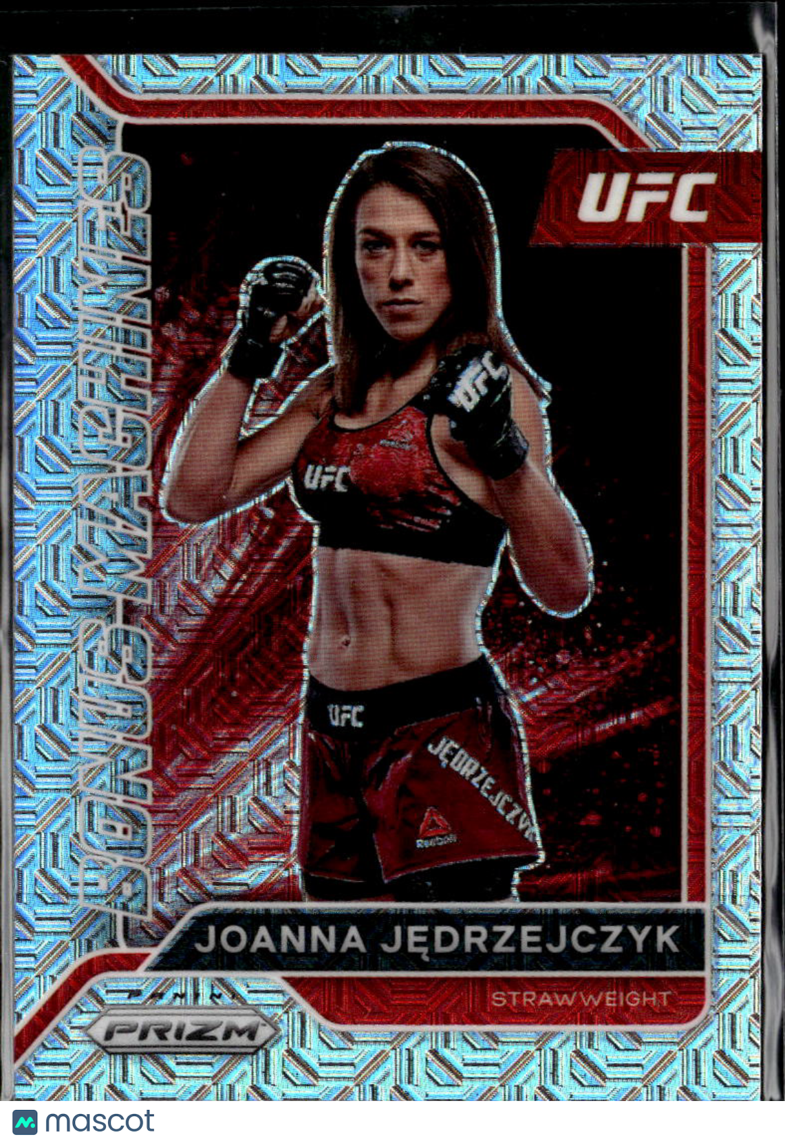 Joanna Jedrzejczyk 2022 Prizm UFC Bonus Machines Mojo Prizm 21/25