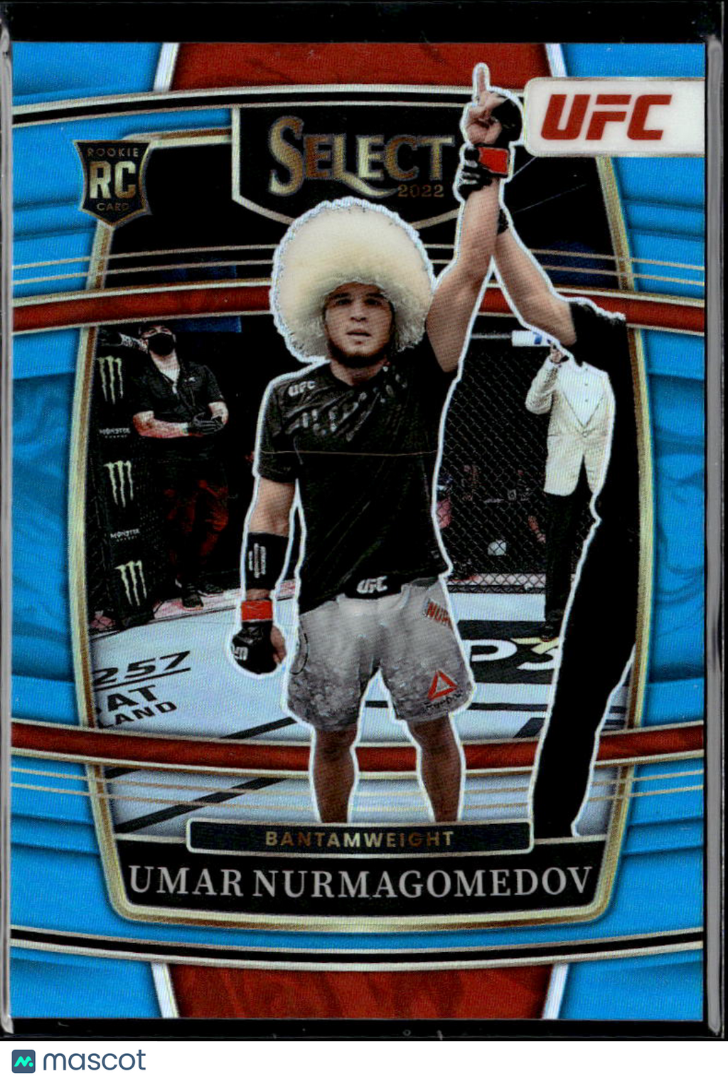 Umar Nurmagomedov 2022 Select UFC Concourse RC Light Blue Prizm 100/199