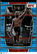 Jon Jones 2022 Select UFC Concourse Light Blue Prizm 30/199