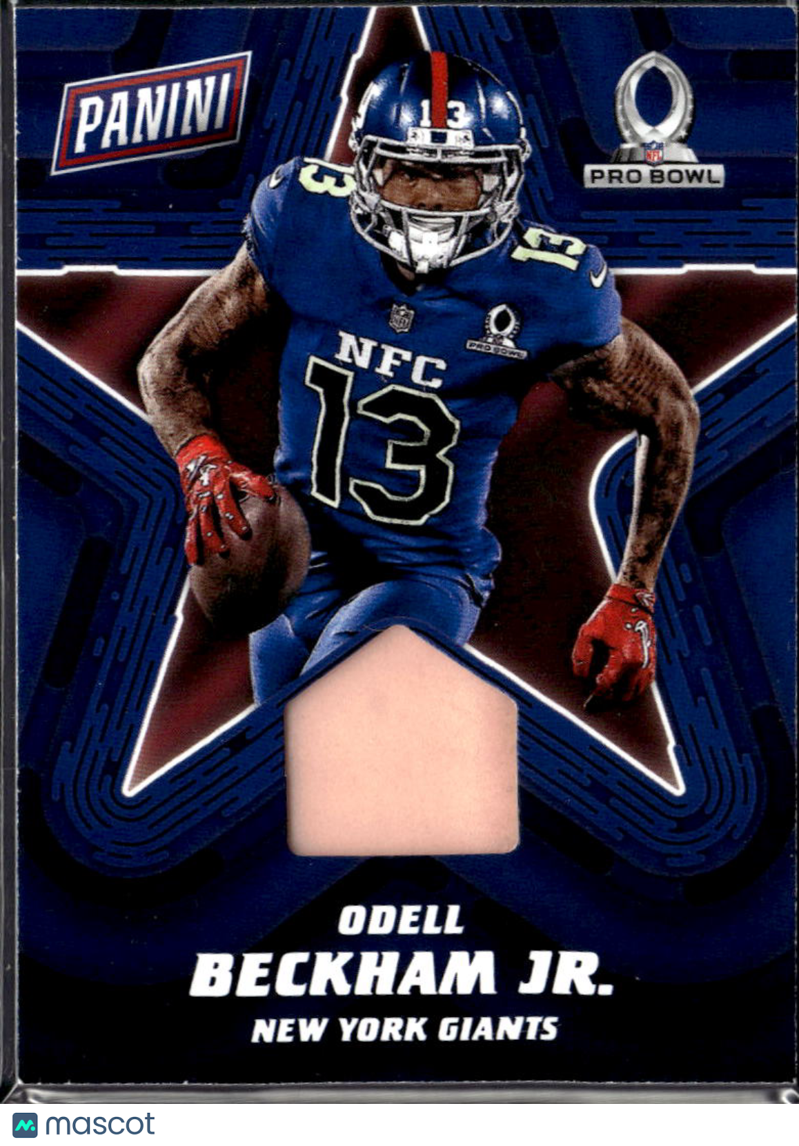 Odell Beckham Jr. 2017 Panini Day Game Used Pro Bowl Pylon NY Giants