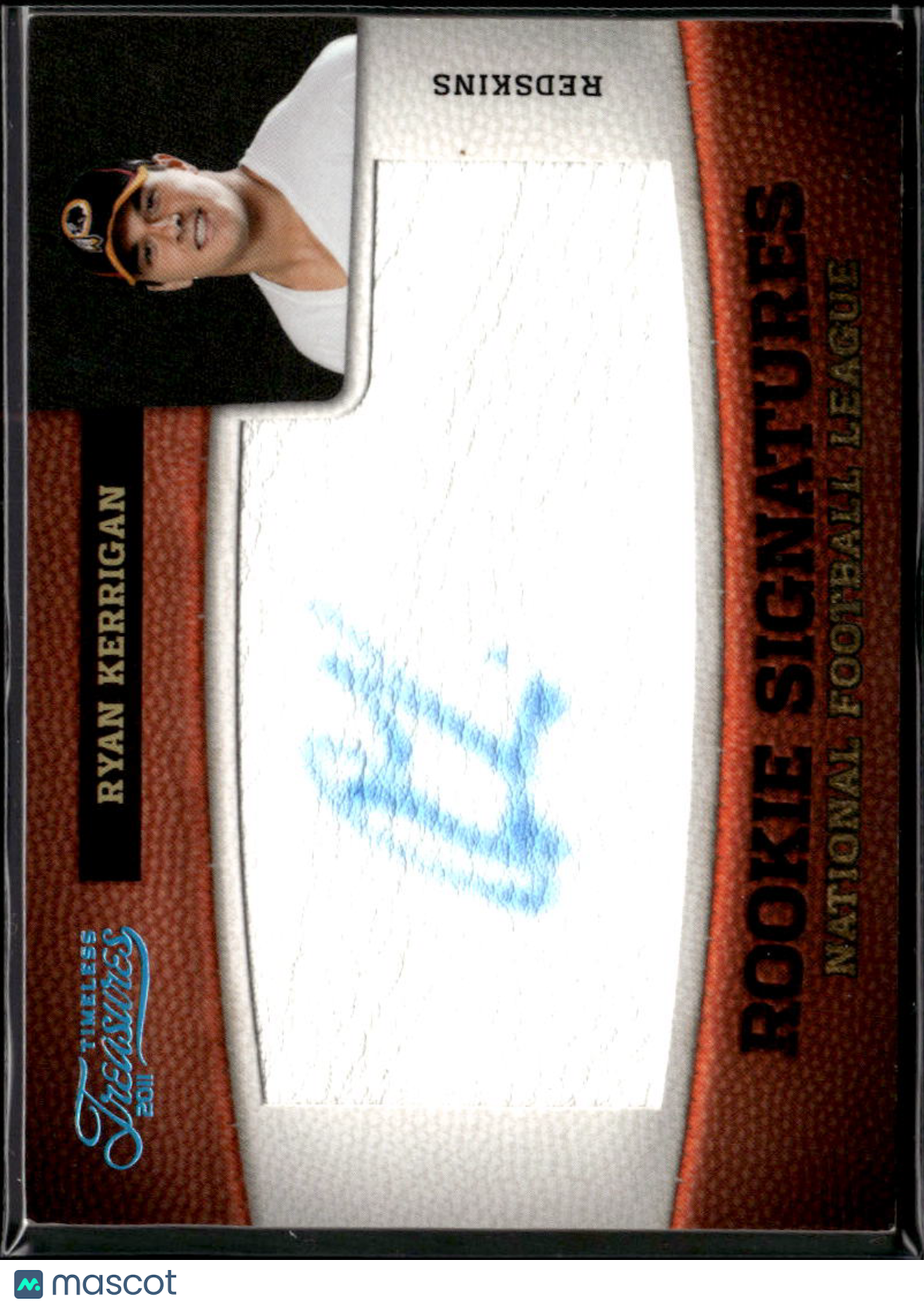 Ryan Kerrigan 2011 Timeless Treasures Auto Autograph RC Rookie Redskins 1/1