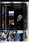 Vince Young 2010 Absolute Game Worn Jersey Patch Texas Longhorns 17/50