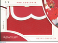Deivy Grullon 2020 Immaculate Jackets Patch SSP 2/6 Philadelphia Phillies