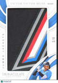 Victor Victor Mesa 2019  Immaculate Jumbo Jackets Patch SSP 1/9 Miami Marlins