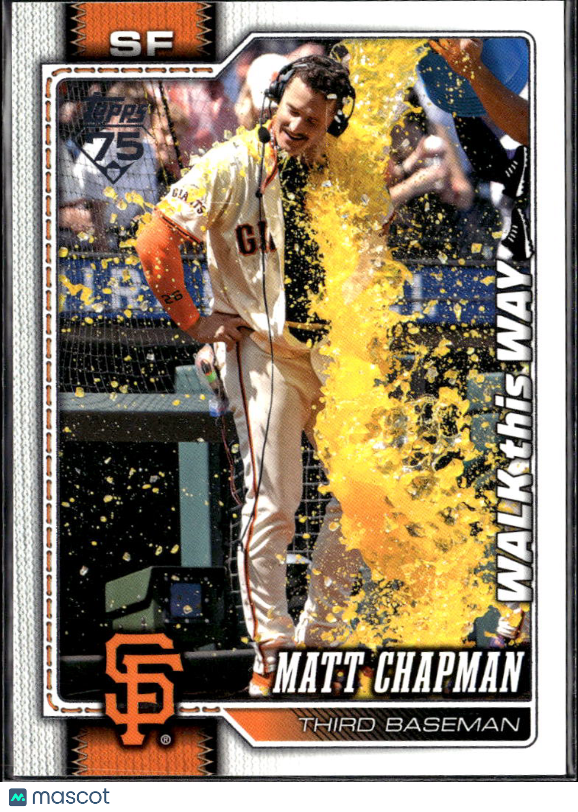 Matt Chapman 2026 Topps Image Variation SSP SHORTPRINT San Francisco Giants