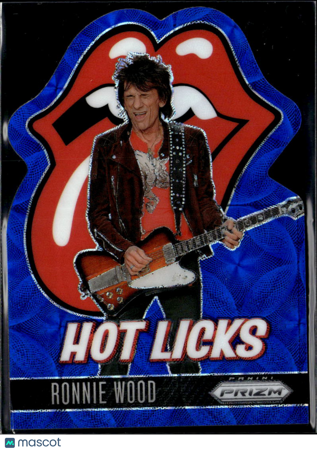 Ronnie Wood 2025 Prizm The Rolling Stones Hot Licks Blue Scope 3/75 #11