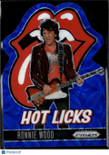 Ronnie Wood 2025 Prizm The Rolling Stones Hot Licks Blue Scope 3/75 #11