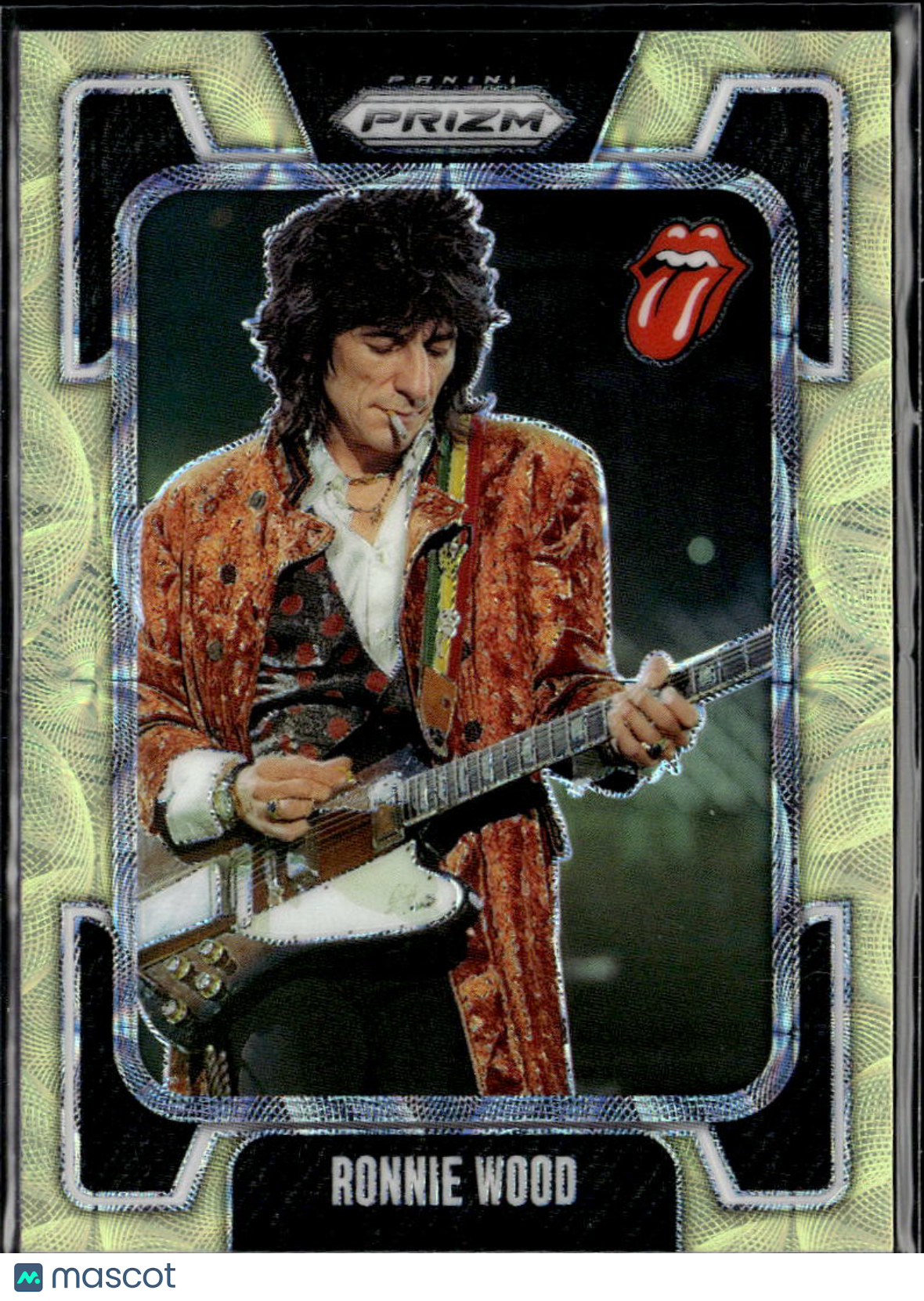 Ronnie Wood 2025 Prizm The Rolling Stones Yellow Scope 180/199 #8